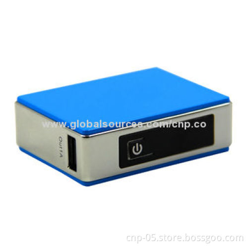 Portable Power Banks for iPhone, Samsung, Smartphones, 5,200mAh, 6-7 Hours DC Charging Time